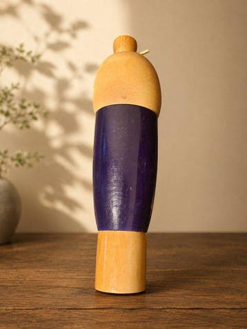 Hauteur 22,5 cm, Kokeshi créative « Genroku » par Sato