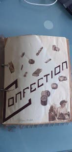 2 Classeurs d’enseignement de couture Confection et