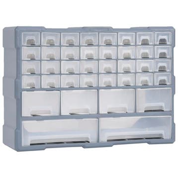 vidaXL Organiser met 38 lades 52x16x37,5 cm, Verzenden, Nieuw