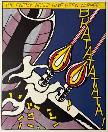 Roy Lichtenstein (after) - As I opened fire Poster