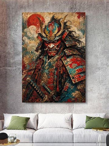 Bushid – The Oni Warrior - XL - 60x80cm - 1/1 Limited