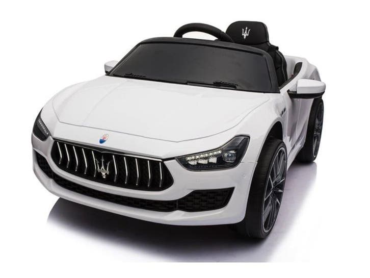 Maserati Ghibli, 12v elektrische kinderauto, rubberen banden, Kinderen en Baby's, Speelgoed | Buiten | Accuvoertuigen, Nieuw, Ophalen of Verzenden