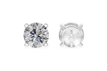 Boucles doreilles - 14 carats Or blanc - 4.20ct. tw., Bijoux, Sacs & Beauté, Boucles d'oreilles