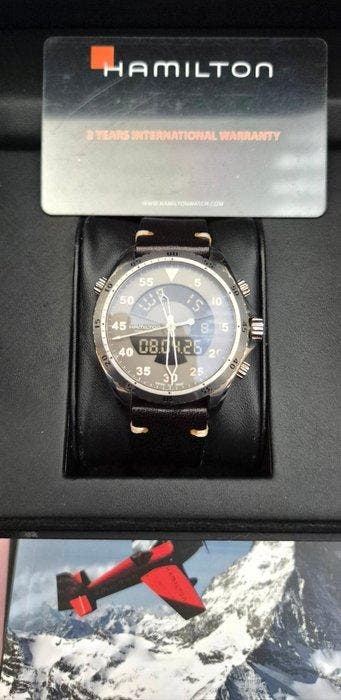 Hamilton - Khaki Flight Timer - H64514581 - Homme - 2011, Handtassen en Accessoires, Horloges | Heren