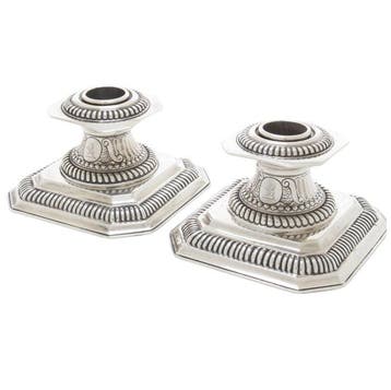 Charles Stuart Harris - Kaarsenhouder (2) - .925 zilver -