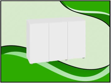 Aquael OptiSet 120 wit aquarium meubel (kasten, Meubels), Verzenden, Overige typen
