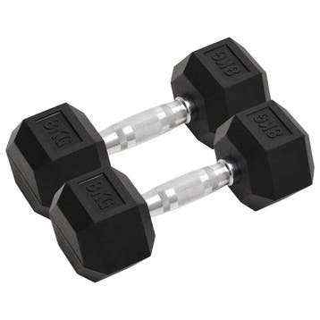 vidaXL Halters 2 st 8 kg totaal gietijzer, Verzenden, Nieuw