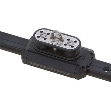 Viadana Slede met 2 Schijven voor 25x16mm Rail, Watersport en Boten, Ophalen of Verzenden, Nieuw