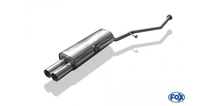 FOX BMW E30 316i/ 318i tot 9/87` half systeem van cat met 3, Autos : Pièces & Accessoires, Systèmes d'échappement, Envoi