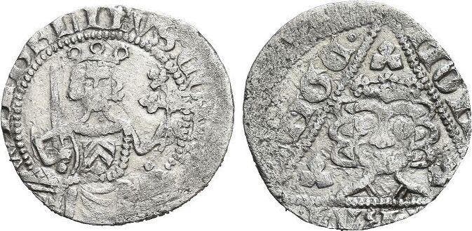 Pfennig Berg-herzogtum Wilhelm Ii 1360-1408, Timbres & Monnaies, Monnaies | Europe | Monnaies non-euro, Envoi