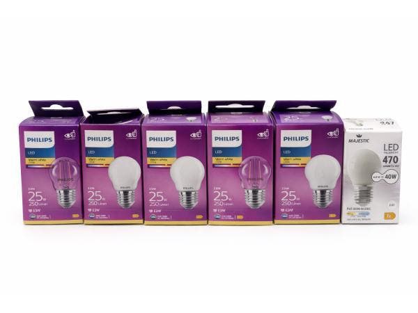 Veiling - 6x Philips LED Lampen + Majestic – Warm/Wit, Huis en Inrichting, Lampen | Losse lampen