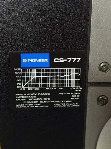 Pioneer - CS-777 Luidsprekerset