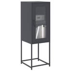 vidaXL Dressoir 36x39x107 cm koudgewalst staal, Verzenden