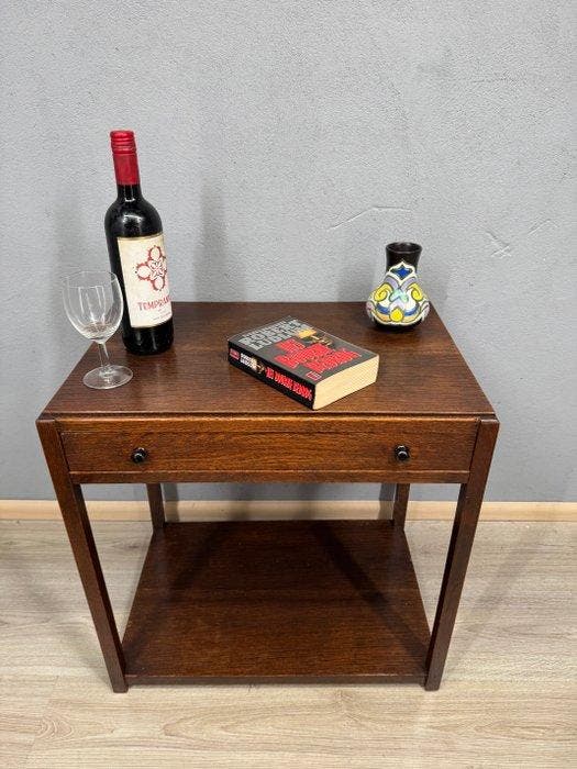 Bijzettafel - Hout - Amsterdamse school tafel, Antiquités & Art, Art | Objets design