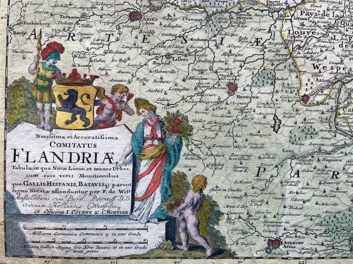 België - Vlaanderen; Frederick DE WIT - Comitatus, Boeken, Atlassen en Landkaarten