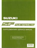 1996 SUZUKI SWIFT SUPPLEMENT WERKPLAATSHANDBOEK ENGELS
