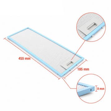 Ikea Metaalfilter 488000861321 / C00861321 457x185x8mm, Verzenden, Nieuw