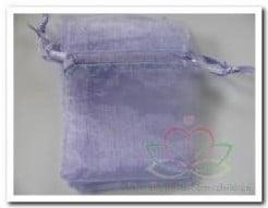 Cadeauzakje giftbag Organza Lila 7x9 cm
