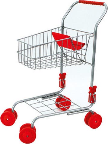 Winkelwagen Rood Metaal, Kinderen en Baby's, Verzenden, Nieuw