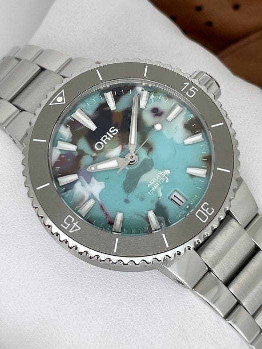 Oris - Aquis Date Upcycle Automatic - 01 733 7770 4150-Set -, Bijoux, Sacs & Beauté, Montres | Hommes