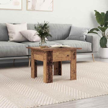 vidaXL Salontafel Oudhout 55 x 55 x 42 cm Bewerkt hout, Verzenden