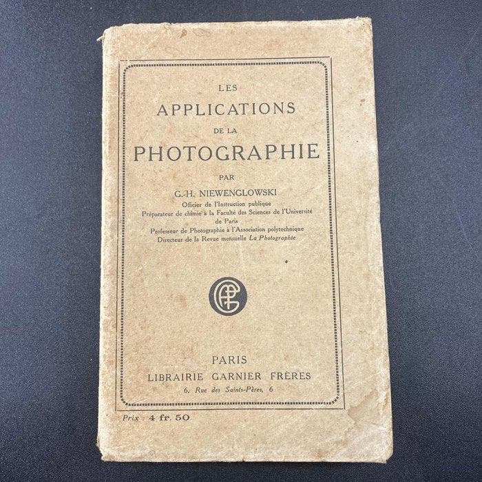 G.-H. Niewenglowski - Les Applications de la Photographie -, Audio, Tv en Foto, Fotocamera's Analoog