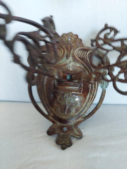 Applique murale - Bronze - Applique murale à deux bras, Antiquités & Art, Art | Objets design