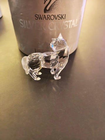 Swarovski - Beeldje - Wolf - 207549 - Box - Kristal, Antiek en Kunst