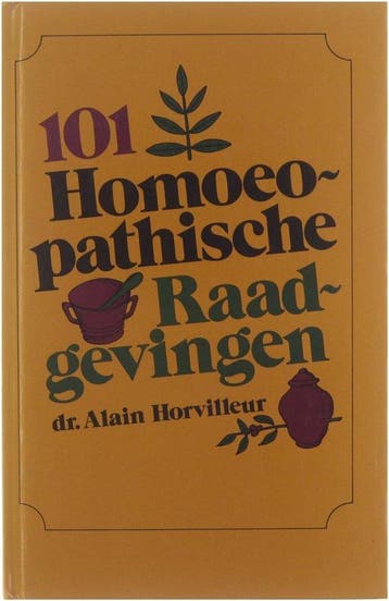 Honderdeen homoeopathische raadg. - Horvilleur, Boeken, Verzenden, Nieuw
