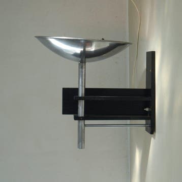 Lampe murale - Chrome, Bois - Chrome and Wood