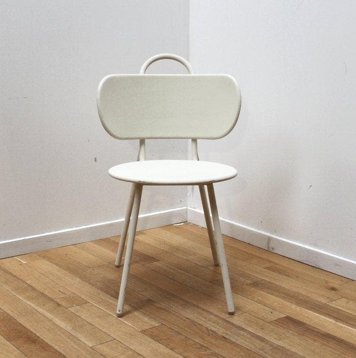 Bibelo - Margaux Keller - Stoel (4) - Zwemmen - Wit metaal, Antiquités & Art, Art | Objets design