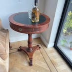 Table - Cuir, Acajou - Tambouriner