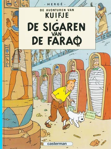 De avonturen van Kuifje 4: De sigaren van de farao / 3 de, Boeken, Stripverhalen, Verzenden, Gelezen, Hergé
