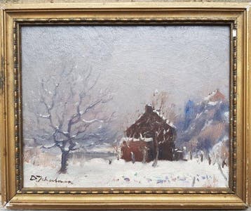 David Schulman (1881-1966) - Winterlandschap