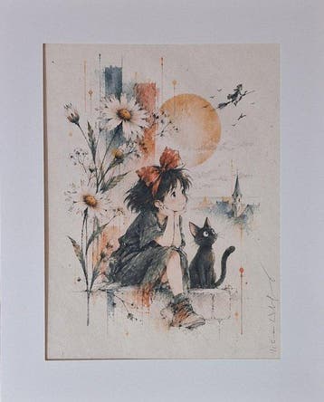 Emma Wildfang - Jiji and Kiki - Series -Little Moments –