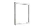 PVC raam vast b100xh100 cm HR++ Argon, Ophalen of Verzenden, Gevelraam of Ruit