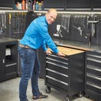 Datona Gereedschapswagen 5 laden met houten werkblad -, Doe-het-zelf en Bouw, Ophalen of Verzenden, Nieuw