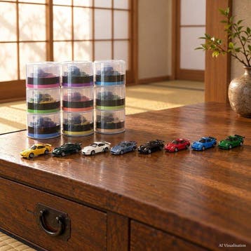 Modelauto (17) - Suntory BOSS Lotus & UCC RUF – 17 Japanese