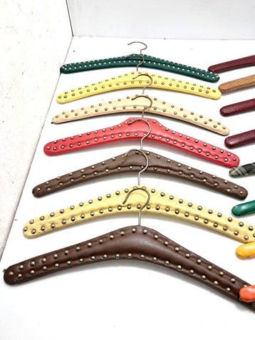 Set kapstokhaken (15) - Synthetisch leder - Kledinghangers
