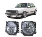 Phares Pour Volkswagen Vw Golf Mk2 83-91 Fumé Fond Chromé, Autos : Pièces & Accessoires, Verzenden