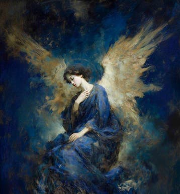 La Mama - Azure Angel XXL - Œuvre unique 1/1