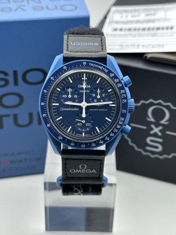 Omega x Swatch - MoonSwatch - Mission to Neptune - Sans prix, Bijoux, Sacs & Beauté