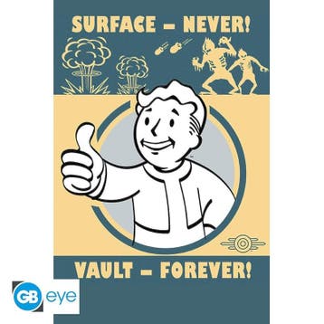 Fallout Vault Forever Poster 91.5 x 61 cm, Ophalen of Verzenden