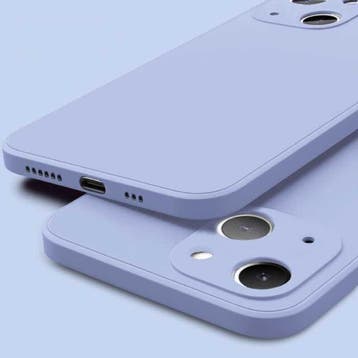 iPhone 13 Mini Square Silicone Hoesje - Zachte Matte Case, Verzenden, Nieuw