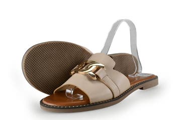 Dolcis Slippers in maat 41 Beige, Kleding | Dames, Slippers, Dolcis, Verzenden, Beige