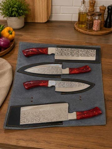 Keukenmes - Kitchen knife set - SDF-11 handgemaakt
