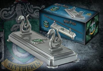 Harry Potter Toverstaf Stand Slytherin 20 cm, Verzamelen, Ophalen of Verzenden, Nieuw