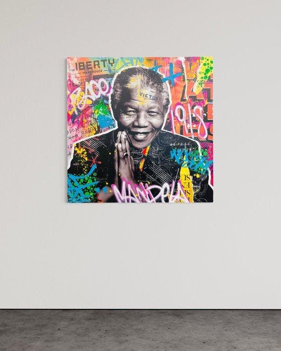 AIIROH - Nelson Mandela, Antiek en Kunst, Kunst | Designobjecten