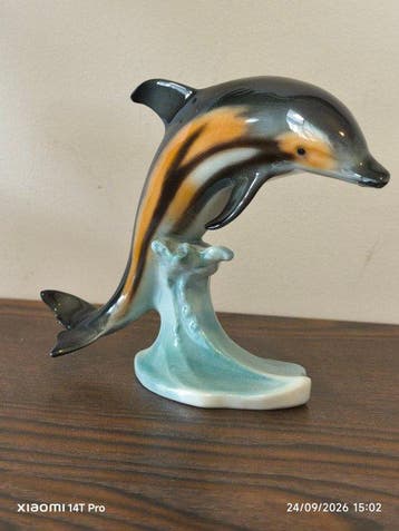 Hummel - Figuur - leaping dolphin - Keramiek, Antiek en Kunst