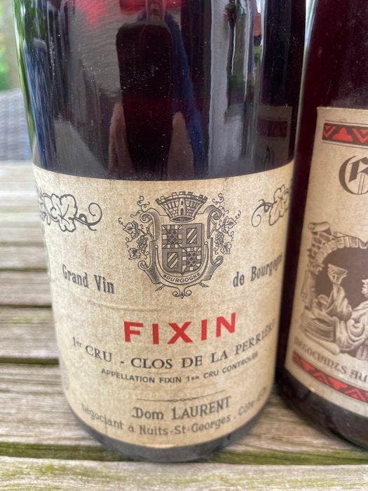 1976 Gevrey-Chambertin 1994 Fixin 1° Cru 1967 Santenay 1972, Collections, Vins